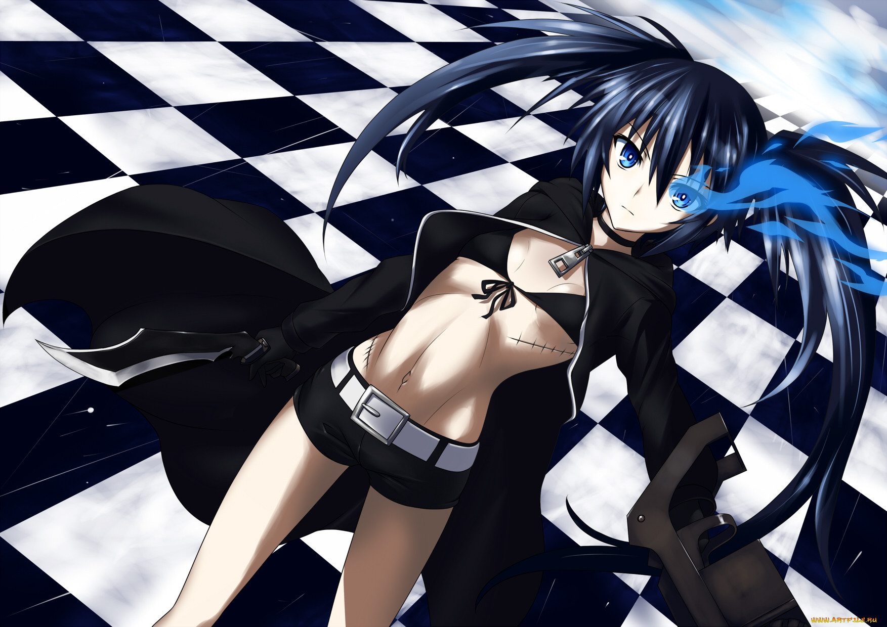 , black, rock, shooter